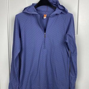 Lucy large NWOT dot half zip hoodie pullover